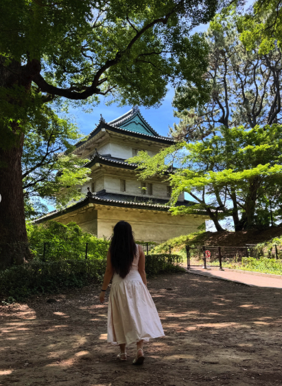 Imperial Palace East Garden Tokyo view