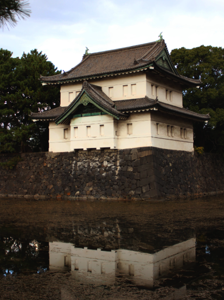 Imperial Palace Tokyo detail architecture